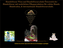 Tablet Screenshot of hundefriseur-wien.at